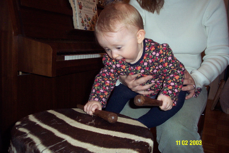 Hannah on the drum (3)